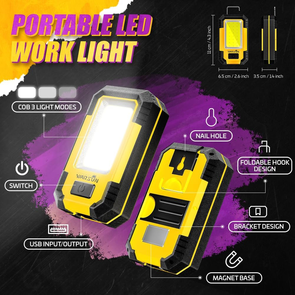 Rechargeable LED Magnetic Light 