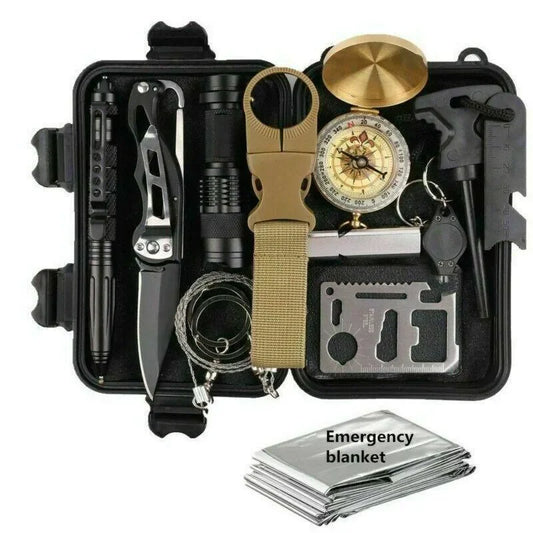 14 in 1 Outdoor Survival Gear Kit